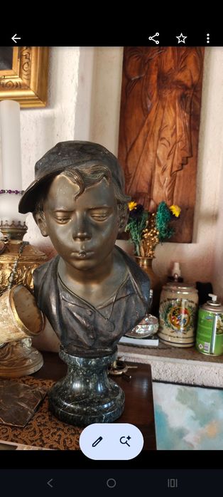 Statuetă de bronz Strengar