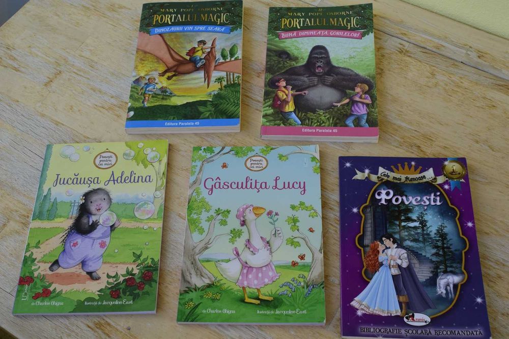 Carti Copii PORTALUL MAGIC Mary Pope Osborne - Povesti Dinozaur Gorile