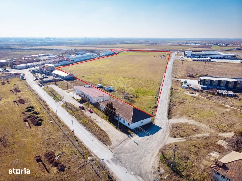 Teren industrial de vanzare cu dublu front, Parc Industrial I Oradea
