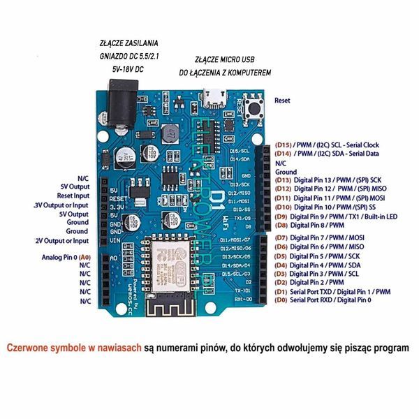 WEMOS D1 Uno R3 ESP8266 WiFi Модул