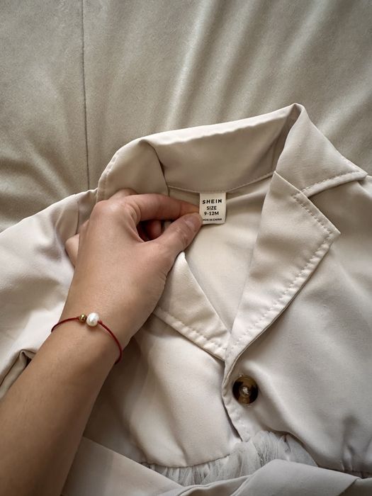 Бебешка рокля шлифер 9-12