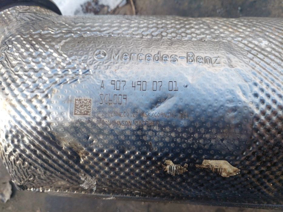 Заместител катализатор с дпф филтър Мерцедес