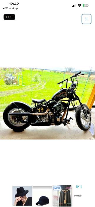 Harley Davidson Softail-OldSchool-Evo-Custom