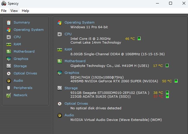 Aqirys Pc Gaming : I5-10400F, RTX 2060 SUPER