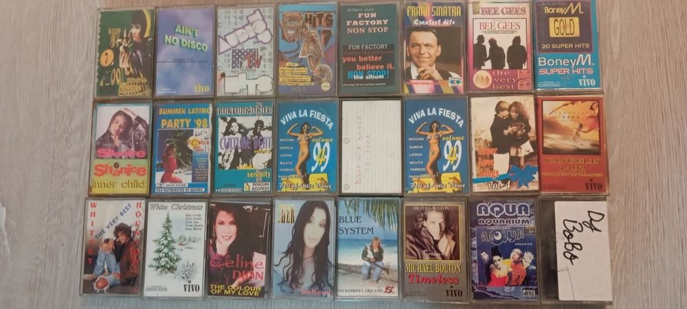 Lot 24 casete audio Disco Dance rock