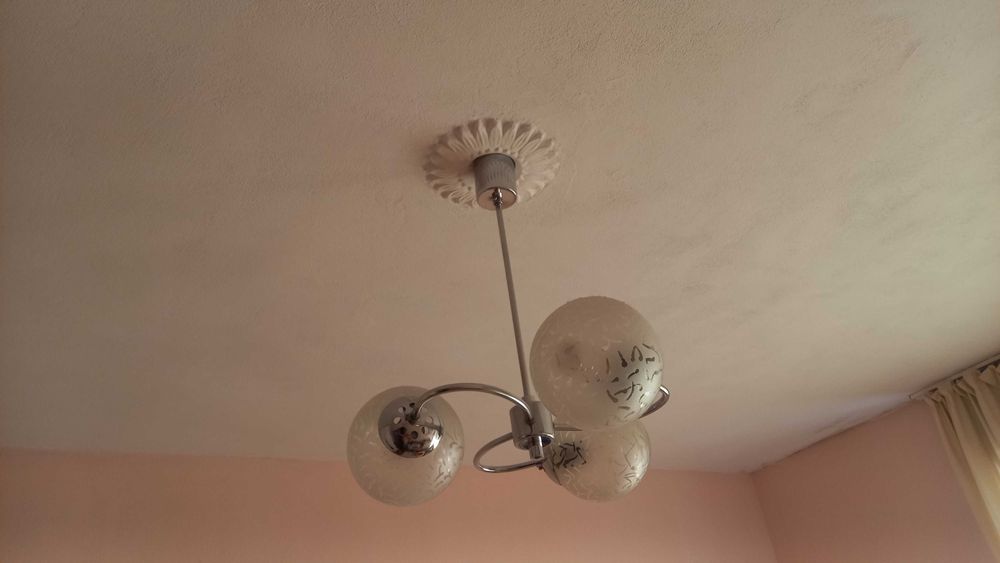 Полилей ретро лампа за таван