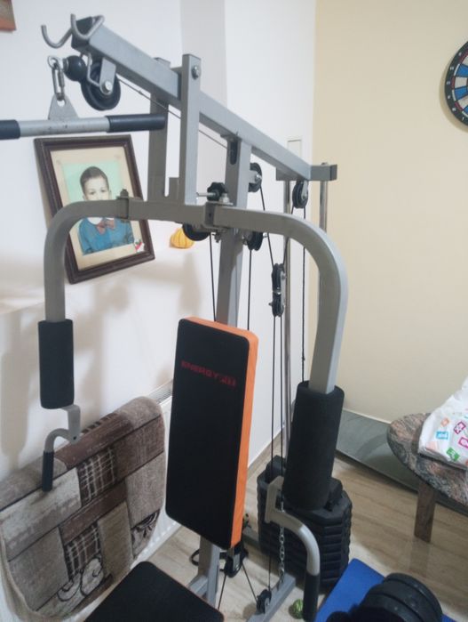 Aparat forță + gantere și haltere