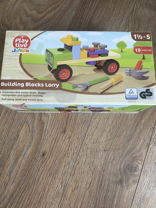 Play tive lidl masina camion lemn jucarie copil