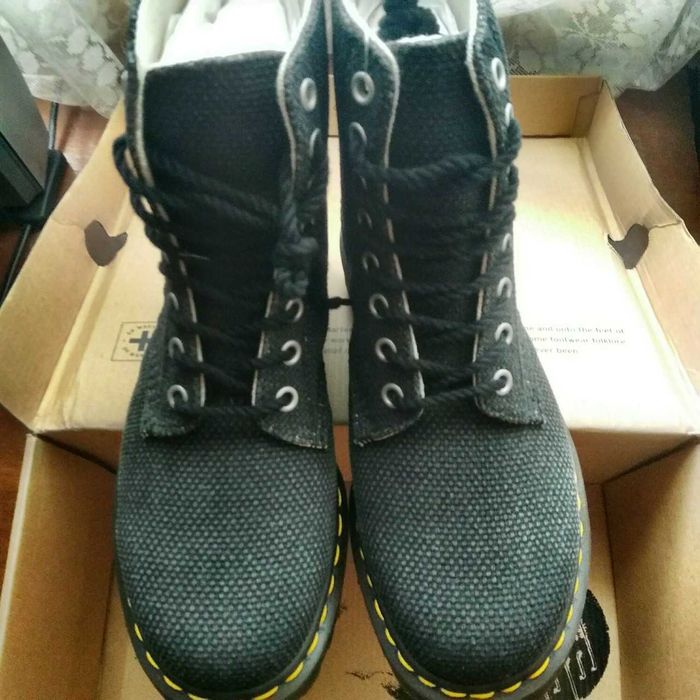 Dr Martens Док Мартенс Black Heavy Canvas кубинки, номер UK4, EU 37