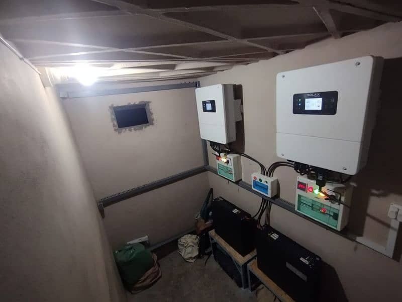 Gibrid quyosh inverter SolaX 3 kw 48 volt servis bilan akkumulyatorlik