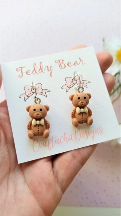 Cercei dragalasi cu Teddy Bear