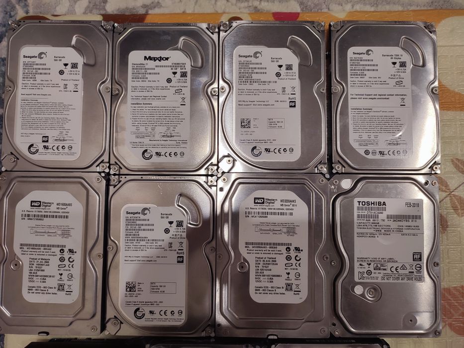 Жёсткие диски hdd
