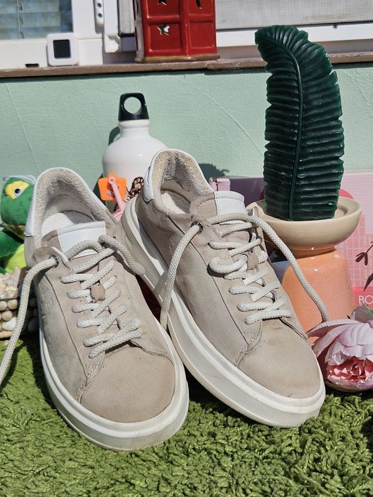 Elbsand кецове естествен велур N41