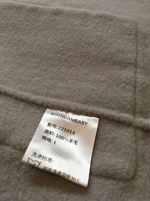 ROWUANBABY дамско палто вълна L