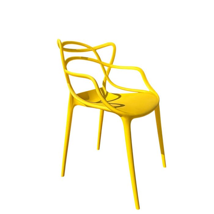 Трапезен стол Виена 15цвята -полипропилен/светла горчица