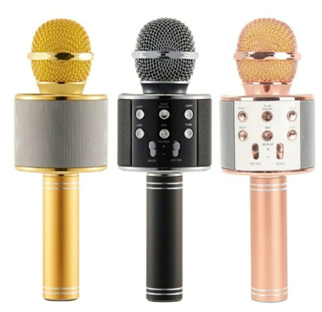 Microfon Wireless Karaoke Bluetooth 858 difuzor USB Micro SD Sectorul 1 • OLX.ro