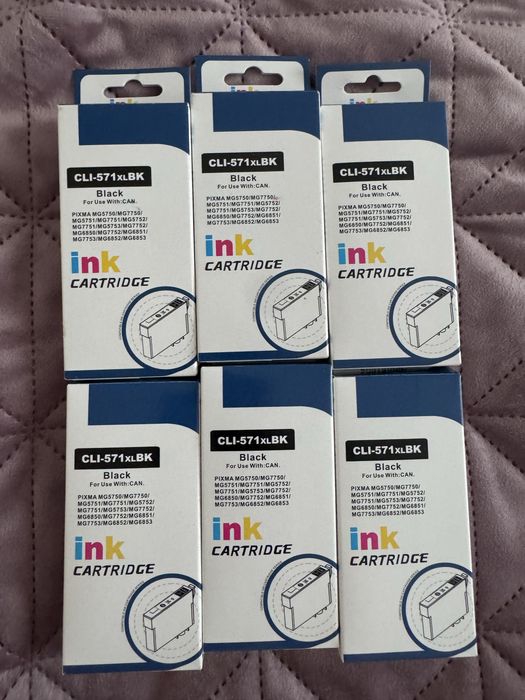 Cartuse compatibile Canon PGI-570 / CLI-571 – noi, sigilate.