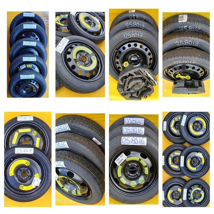 Roată rezervă 5x114.3 Toyota Renault Kia Hyundai Mazda Honda Dacia