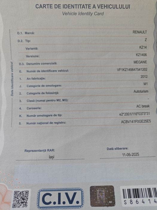 Vând Renault Megane 3