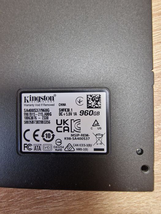 SSD Kingston A400 960GB SATA III 2.5" – Stare ca nou
