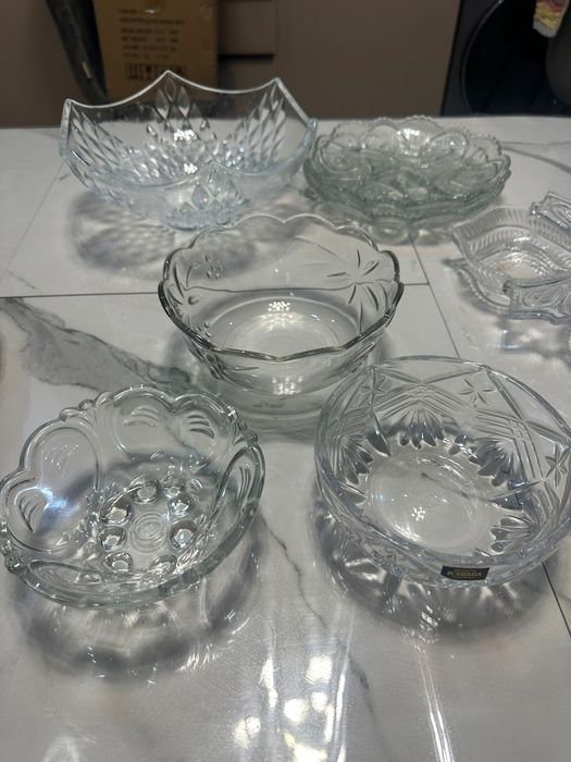 Посуда разная стеклянная