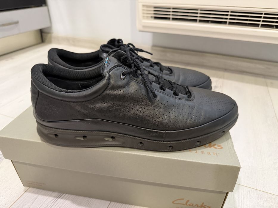 Оригинални кожени сникърси/кецове Ecco Goretex номер 46, стелка 30см