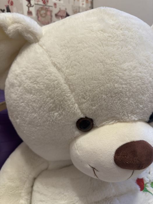 Медведь белый  мягкая игрушка