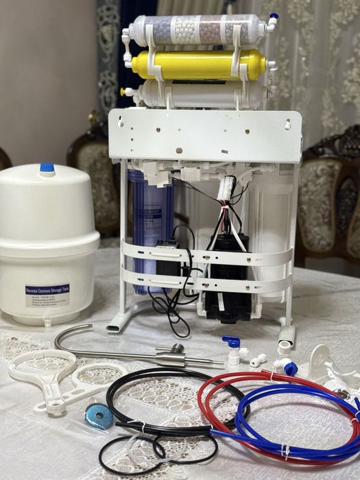 7 bosqichli suv filtri, teskari osmos tizimi