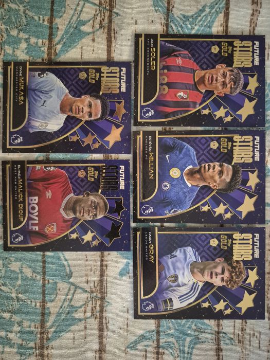 Topps Gold EPL 25/26 Base & Inserts