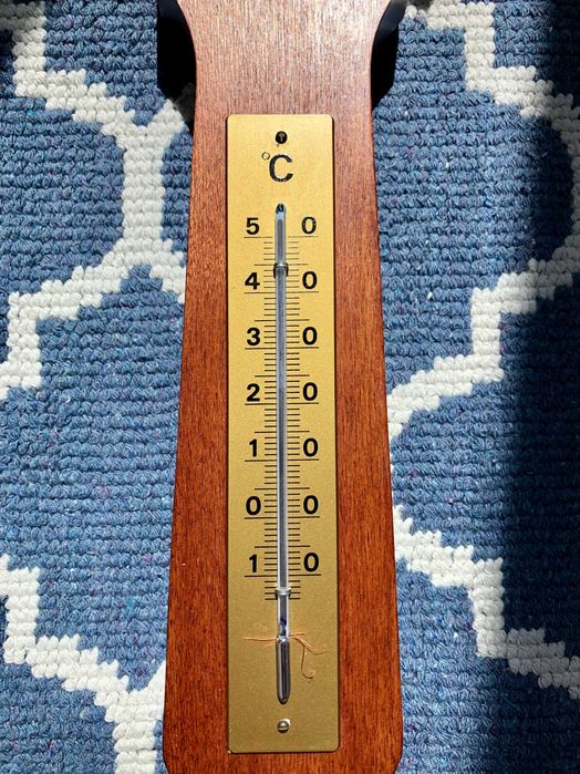 Statie meteo vintage cu termometru, barometru si higrometru