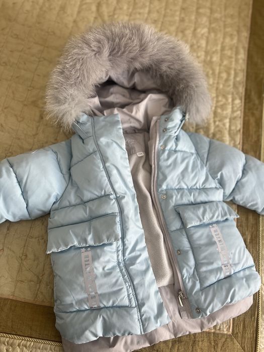 Комбинезон раздельный зима девочке