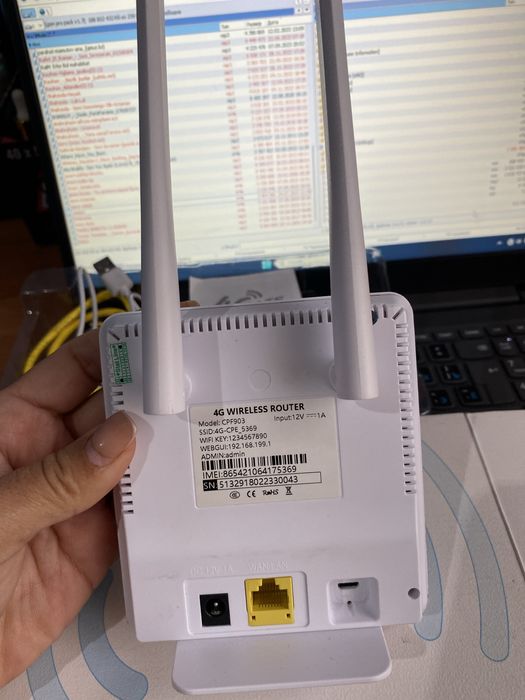 4G LTE ROUTER WIFI qurilmasi
