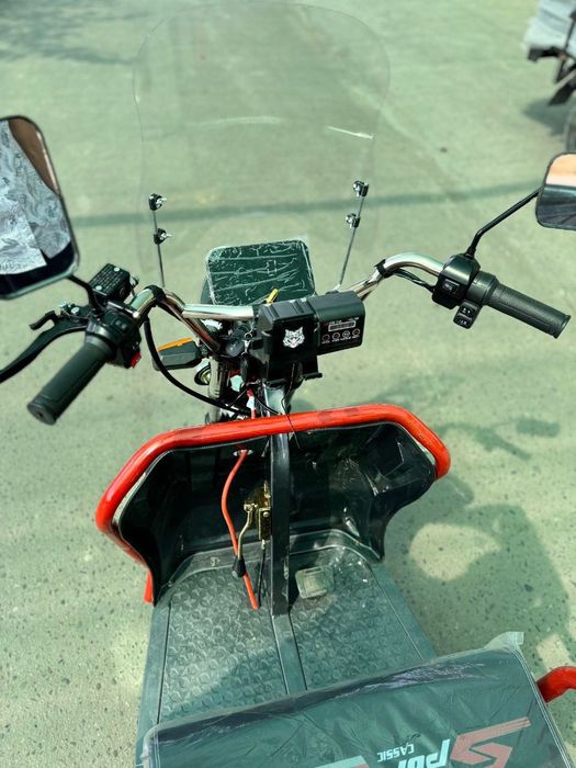 trisikl, skuter, elektro trisikl, moto, stakan