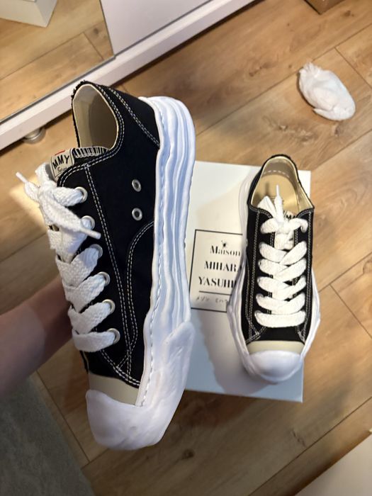Maison Mihara Yasuhiro Hank OG Sole Black And White Canvas