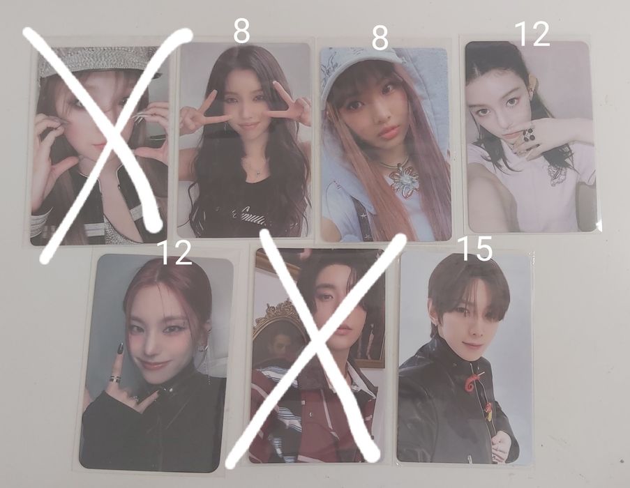 Официални Idle, NewJeans, Itzy, Enhypen, Ateez Кпоп / Kpop Фотокарти