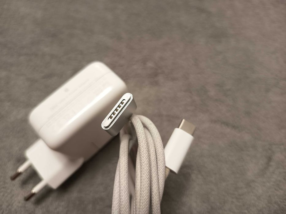 Incarcator Apple 35W 2x USB-C A2676 cu cablu MagSafe 3 A2363