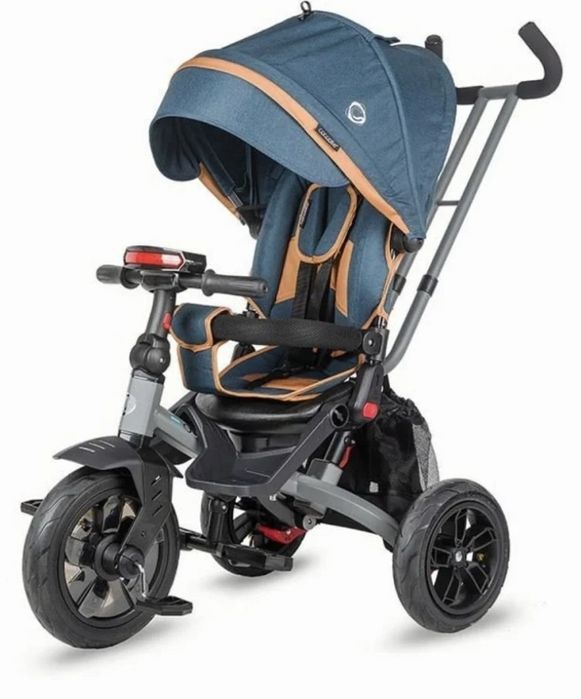 Tricicleta muTricicleta multifunctionala Coccolle Pianti True Blue