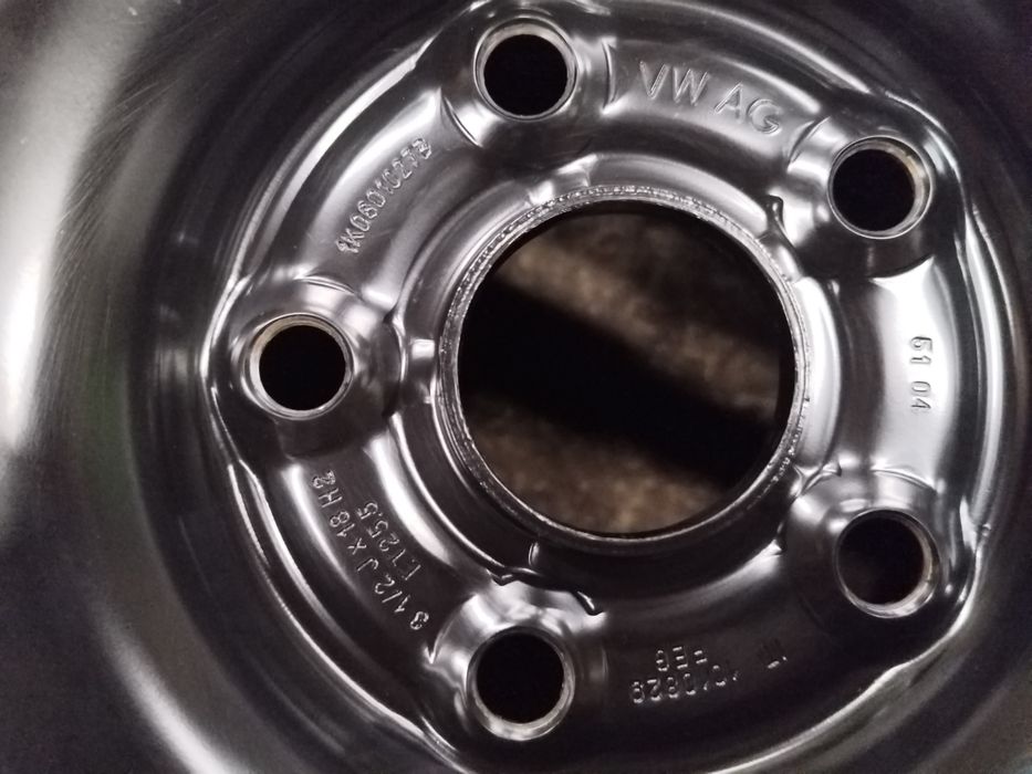 18" Шкода Фолксваген Сеат Ауди 5x112 Резервна Гума Патерица