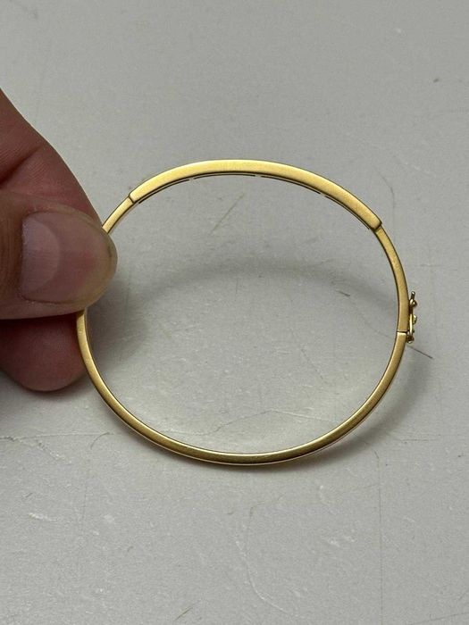 BRATARA AUR 18K - Model Bangle - Zirconia - 10.5g. - 565 lei/gr. !