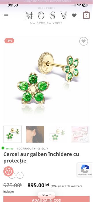 Vand cercei MOSV ultilizati