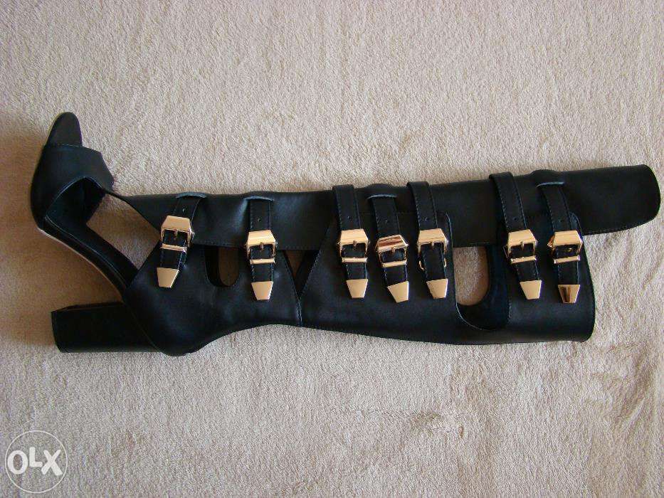 Sandale cizme din piele
