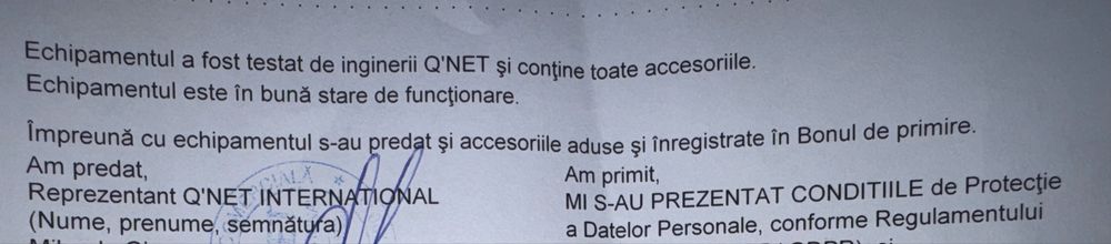 HP DeskJet 4230e în garanție