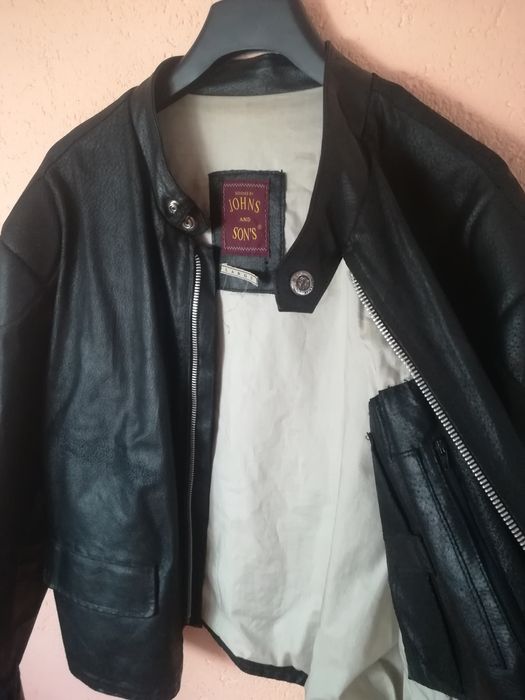 Geaca piele bărbați John and Son's Xl