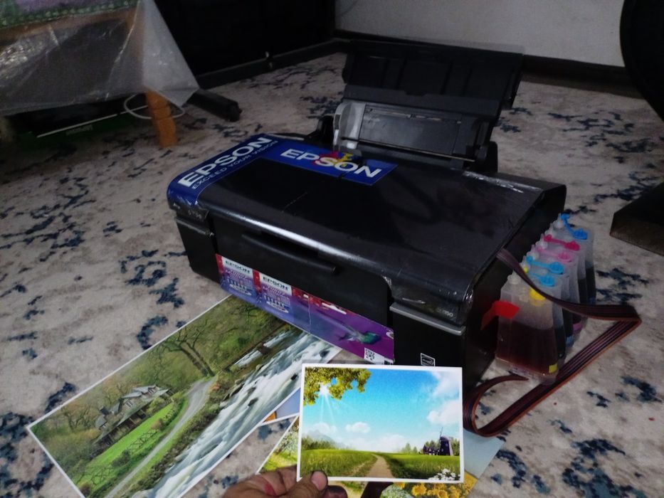 6 ta rangli HD kachstva ishlidi tezkor foto va kitob uchun Epson T 50