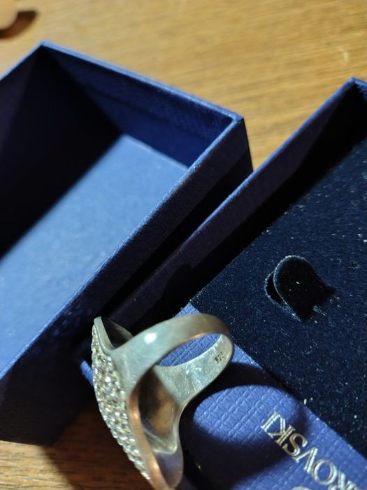 Inel de argint cu diamante SWAROVSKI