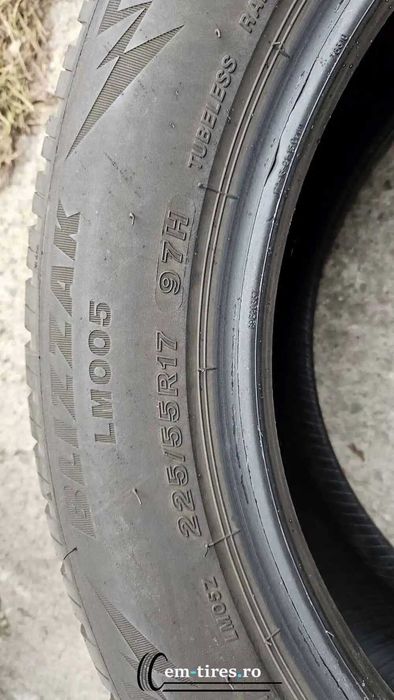 SET 2 Anvelope Iarna 225/55 R17 BRIDGESTONE Blizzak LM005 97H