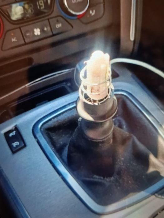 Nuca scimbătorului de viteze imbrăcată in piele pentru Renault Latitude/Laguna 3/Koleos