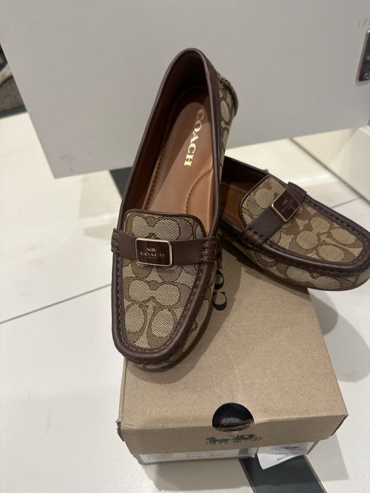 Лоферы Coach кожаные