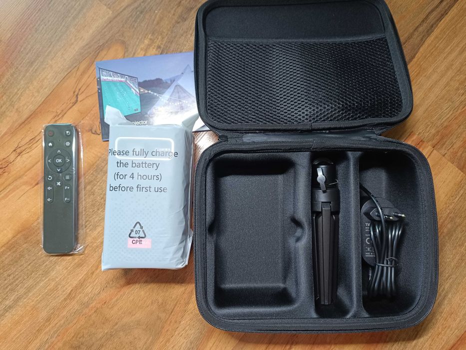 Мини проектор C900 1080P 4K, WiFi и BT5, Android 9 Smart DLP...