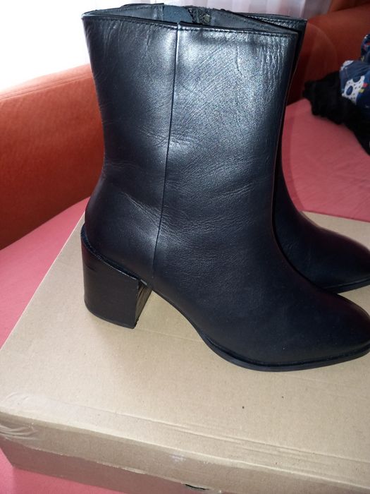 Нови (с етикети) боти от естествена кожа, 39 номер